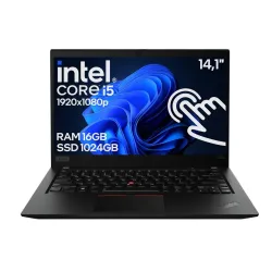 Dotykowy Laptop Lenovo ThinkPad T490S Core i5 8GEN 16GB 1TBSSD Win11 A